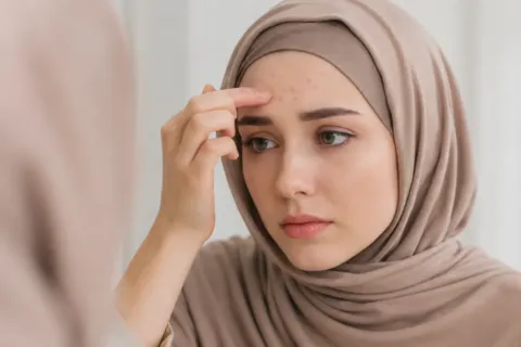 Jerawat Di Dahi Berbagai Penyebab Utama Yang Sering Diabaikan